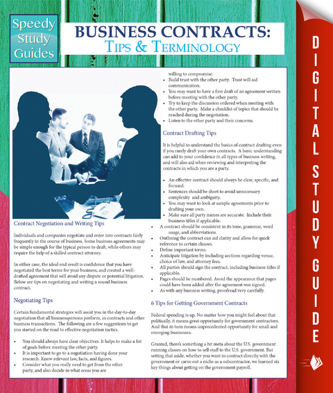 Business Contracts -  Speedy Publishing