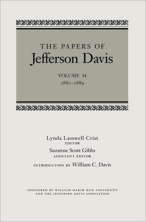 Papers of Jefferson Davis -  Jefferson Davis