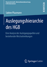 Auslegungshierarchie des HGB - Sabine Plaumann