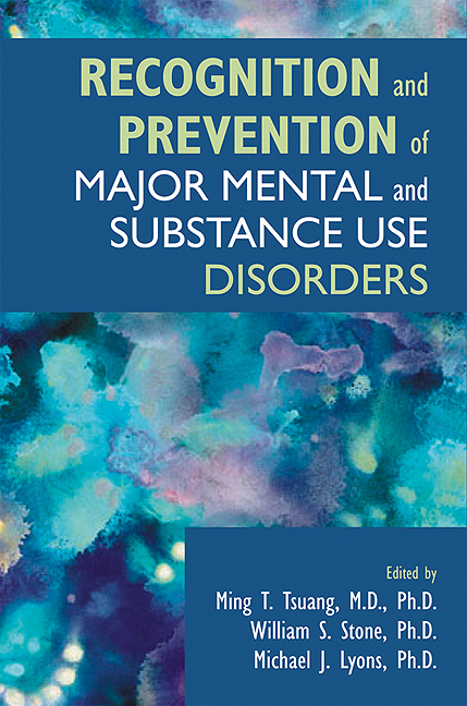 Recognition and Prevention of Major Mental and Substance Use Disorders - 