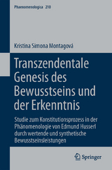 Transzendentale Genesis des Bewusstseins und der Erkenntnis - Kristina Montagova