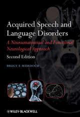 Acquired Speech and Language Disorders -  Bruce E. Murdoch