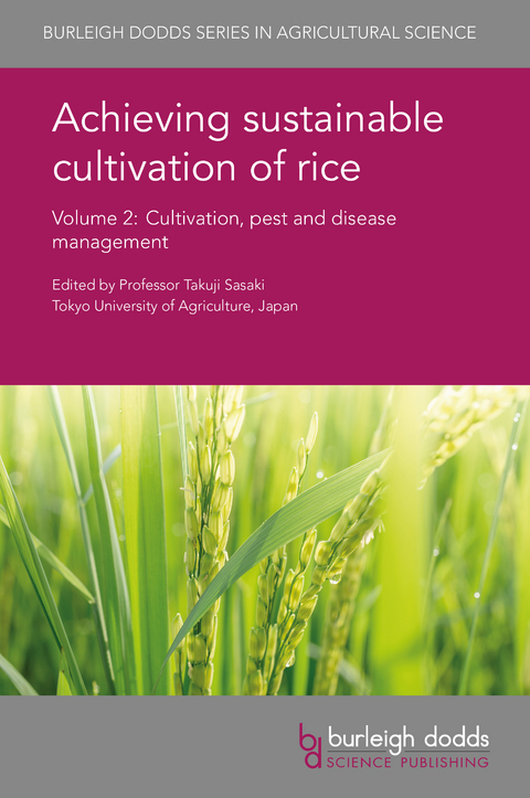 Achieving sustainable cultivation of rice Volume 2 - 
