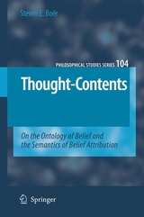 Thought-Contents -  Steven E. Boer