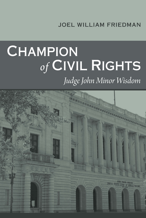 Champion of Civil Rights -  Joel William Friedman