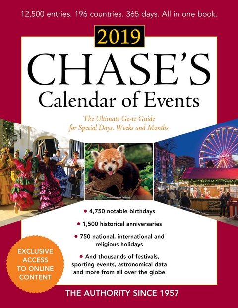 Chase's Calendar of Events 2019 -  Editors Of Chase's