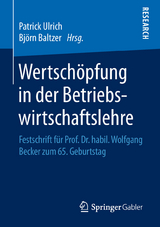 Wertschöpfung in der Betriebswirtschaftslehre - 