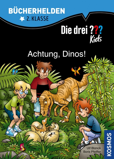 Die drei ??? Kids, Bücherhelden, Achtung, Dinos! (drei Fragezeichen Kids) - Ulf Blanck, Boris Pfeiffer