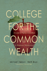 College for the Commonwealth -  Michael T. Benson,  Hal R. Boyd