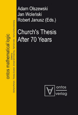 Church's Thesis After 70 Years - 