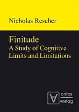 Finitude - Nicholas Rescher