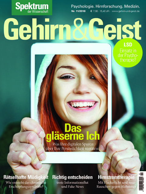 Gehirn&Geist 11/2018 Das gläserne Ich