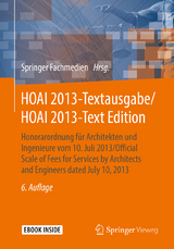 HOAI 2013-Textausgabe/HOAI 2013-Text Edition