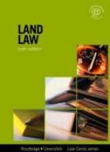 Land Law Lawcards 6/e - Routledge