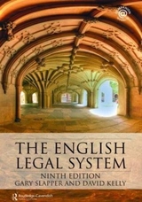 The English Legal System - Kelly, David