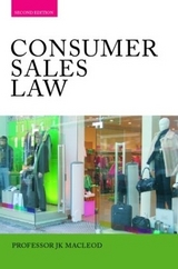 Consumer Sales Law - Macleod, John; Devenney, James