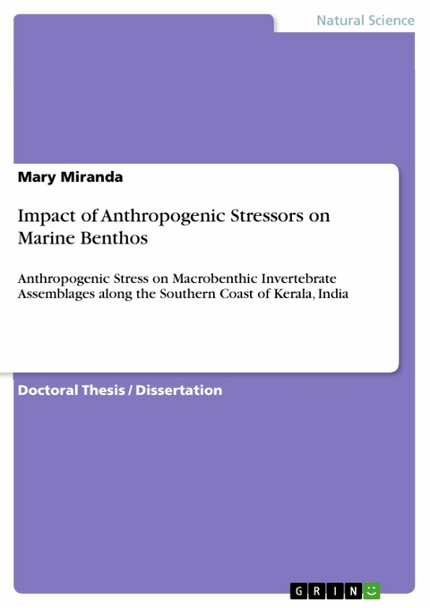 Impact of Anthropogenic Stressors on Marine Benthos - Mary Miranda