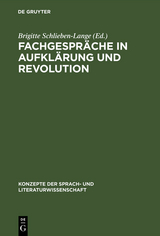 Fachgespräche in Aufklärung und Revolution - 