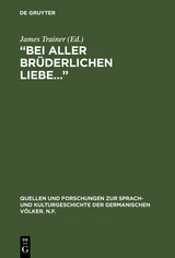 “Bei aller brüderlichen Liebe...” - 