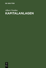 Kapitalanlagen - Albert Norden