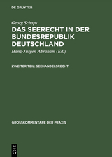 Georg Schaps: Das Seerecht in der Bundesrepublik Deutschland. Teil 2 - Georg Schaps