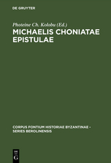 Michaelis Choniatae Epistulae - 