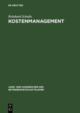 Kostenmanagement - Reinhard Schulte