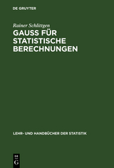 GAUSS für statistische Berechnungen - Rainer Schlittgen