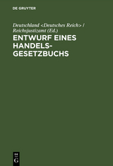 Entwurf eines Handelsgesetzbuchs - 