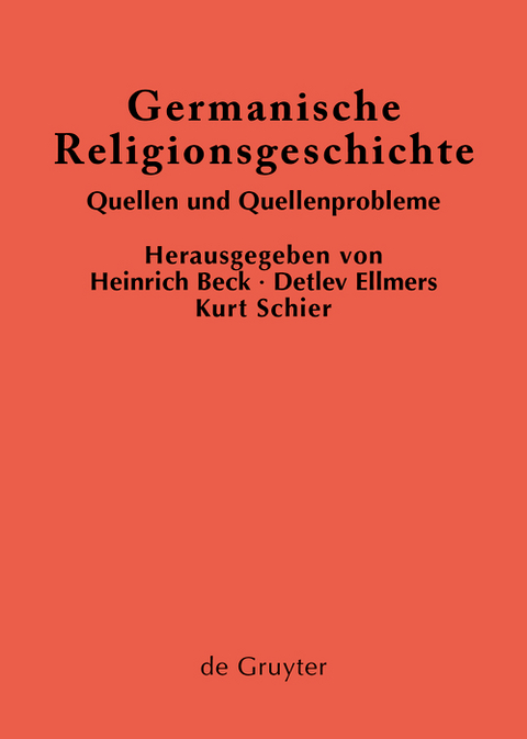 Germanische Religionsgeschichte - 