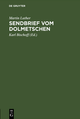 Sendbrief vom Dolmetschen - 