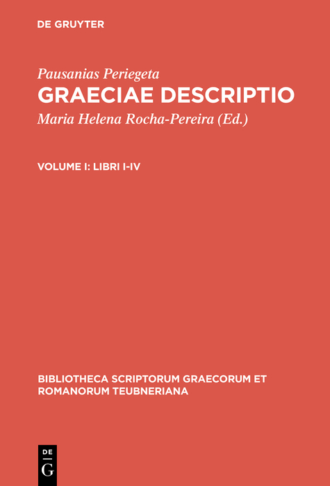 Libri I-IV -  Pausanias Periegeta