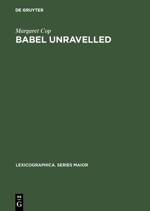 Babel unravelled - Margaret Cop