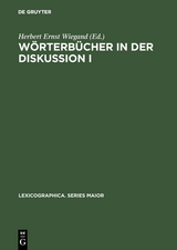 Wörterbücher in der Diskussion I - 