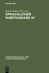 Sprachlicher Substandard III - 