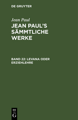 Levana oder Erziehlehre - Jean Paul