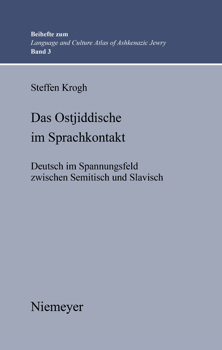Das Ostjiddische im Sprachkontakt -  Steffen Krogh