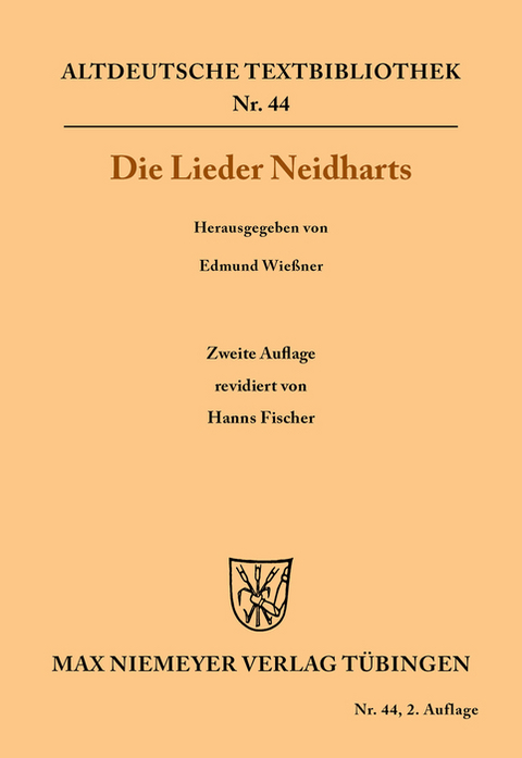 Die Lieder Neidharts -  Neidhart