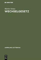 Wechselgesetz - Martin Stranz