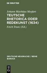 Teutsche Rhetorica oder Redekunst (1634) - 