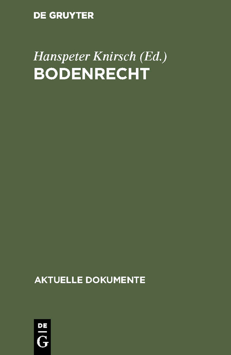 Bodenrecht - 