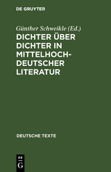 Dichter über Dichter in mittelhochdeutscher Literatur - 