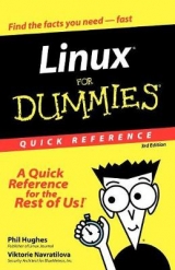 Linux For Dummies Quick Reference - Hughes, Phil; Navratilova, Viktorie