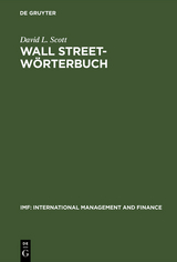 Wall Street-Wörterbuch - David L. Scott