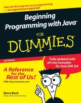 Beginning Programming with Java For Dummies - Burd, Barry A.