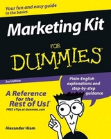 Marketing Kit For Dummies - Hiam, Alexander