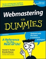 Webmastering For Dummies - Kienan, Brenda
