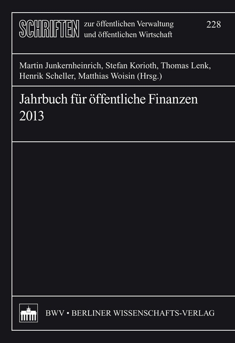Jahrbuch für öffentliche Finanzen 2013 - 