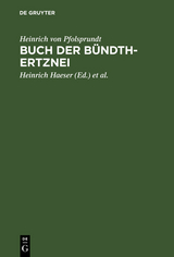 Buch der Bündth-Ertznei -  Heinrich von Pfolsprundt