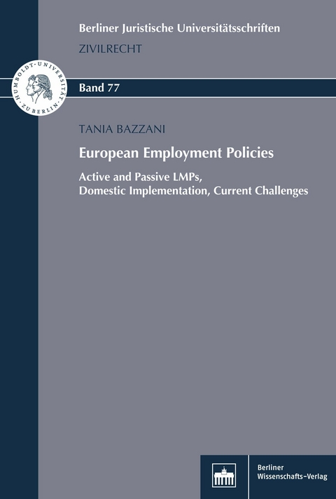 European Employment Policies -  Tania Bazzani